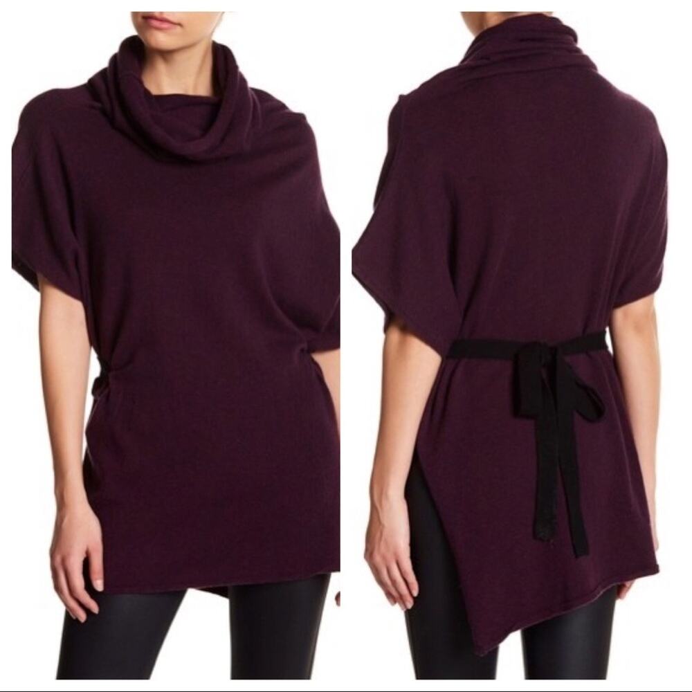 Peony & Me Wool Cowl Neck Back Tie Sweater Size M/L NWT
